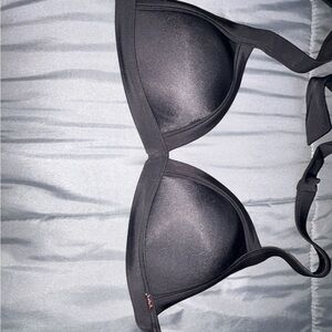 Victoria's Secret Black Triangle Bikini Top